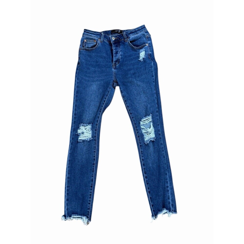 Monkey Ride Jeans Original Vintage Dark Wash Skinny Jeans Women Size 9/29